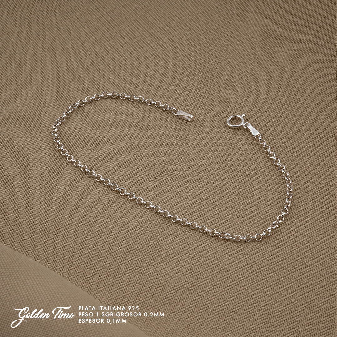 PULSERA ROLO PESO 1,3 GR GROSOR 0,2 MM