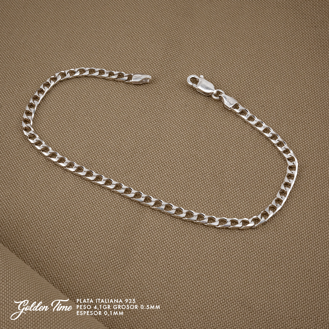 PULSERA CUBANA PESO 4,1 GR GROSOR 0,5 MM