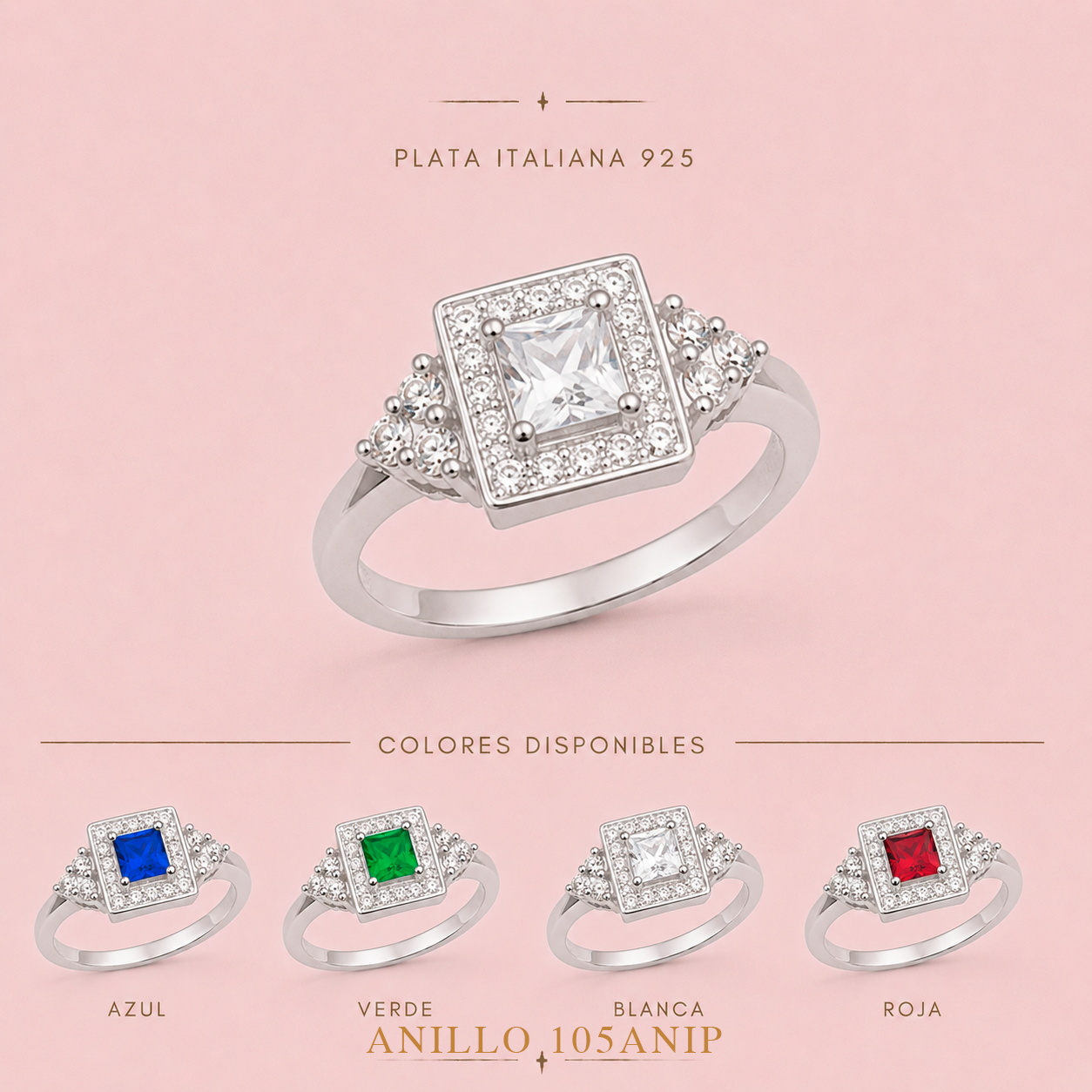 105ANIP ANILLO PLATA