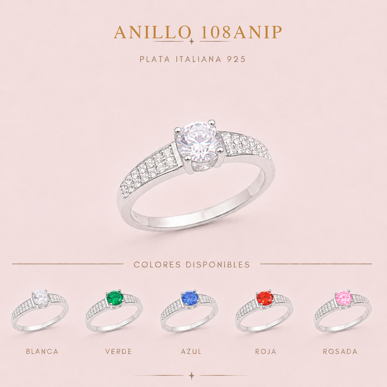 108ANIP ANILLO PLATA