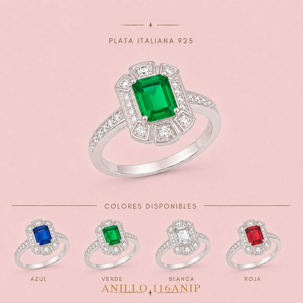 116ANIP ANILLO PLATA