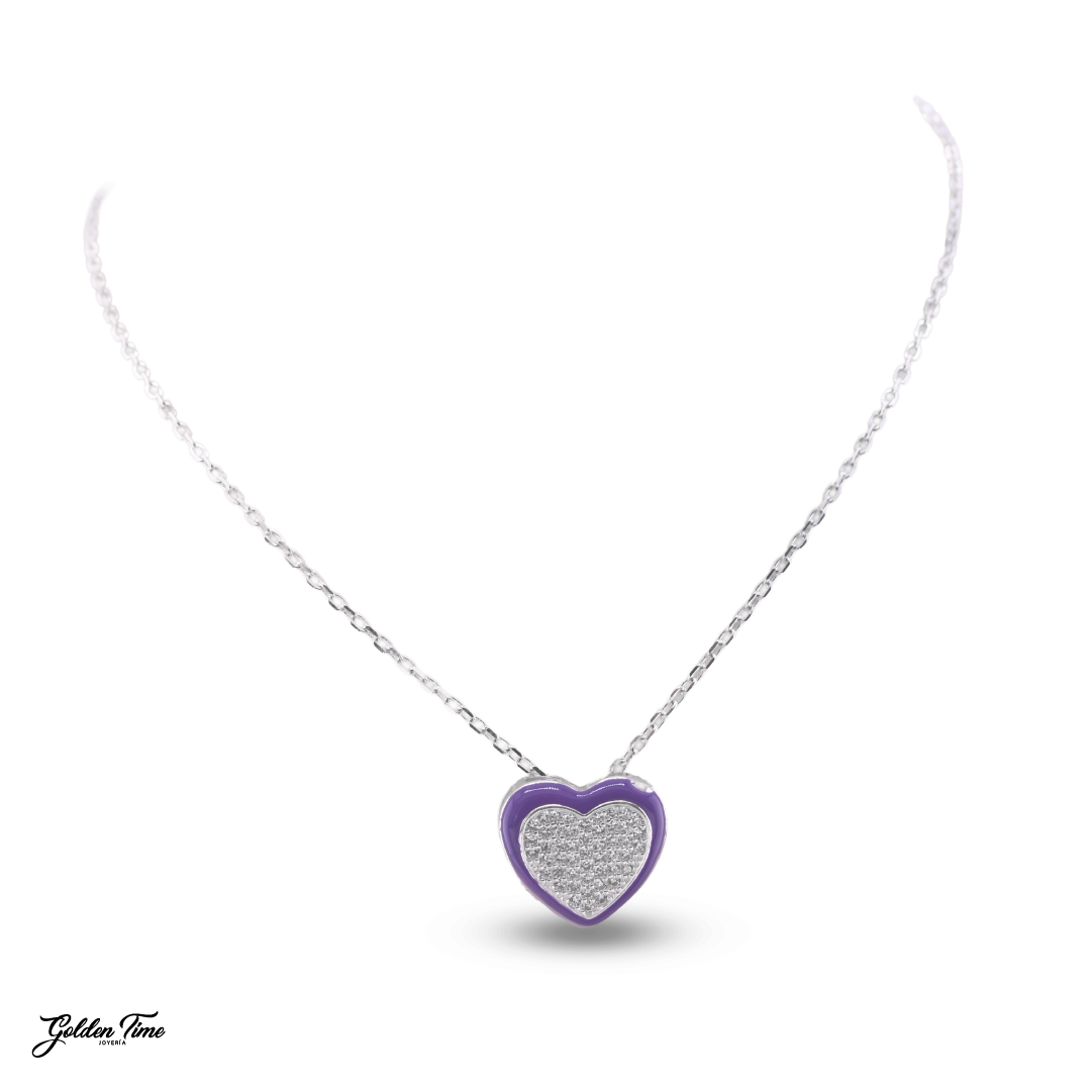 CADENA CORAZÓN INFINITO AMOR