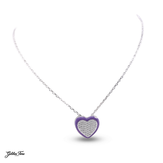 CADENA CORAZÓN INFINITO AMOR
