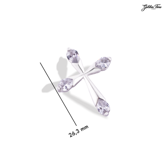 DIJE CRUZ RESPLANDOR DE AGUA