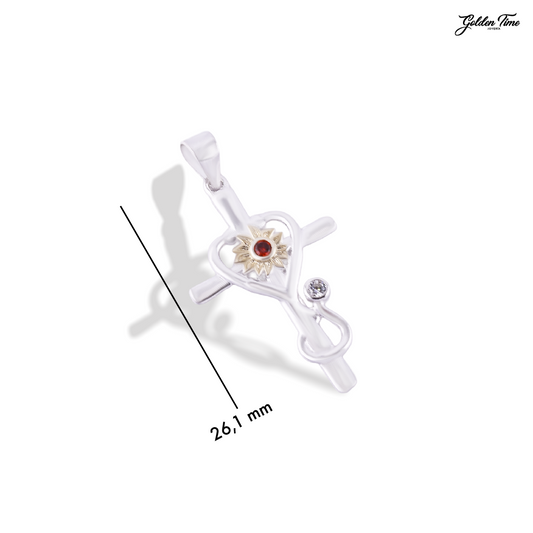 DIJE CRUZ VIDA Y NATURALEZA