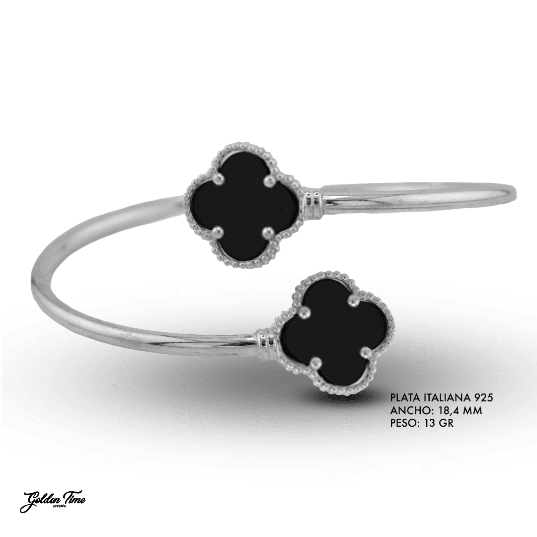 BRAZALETE DUO TRÉBOL MAJESTIC