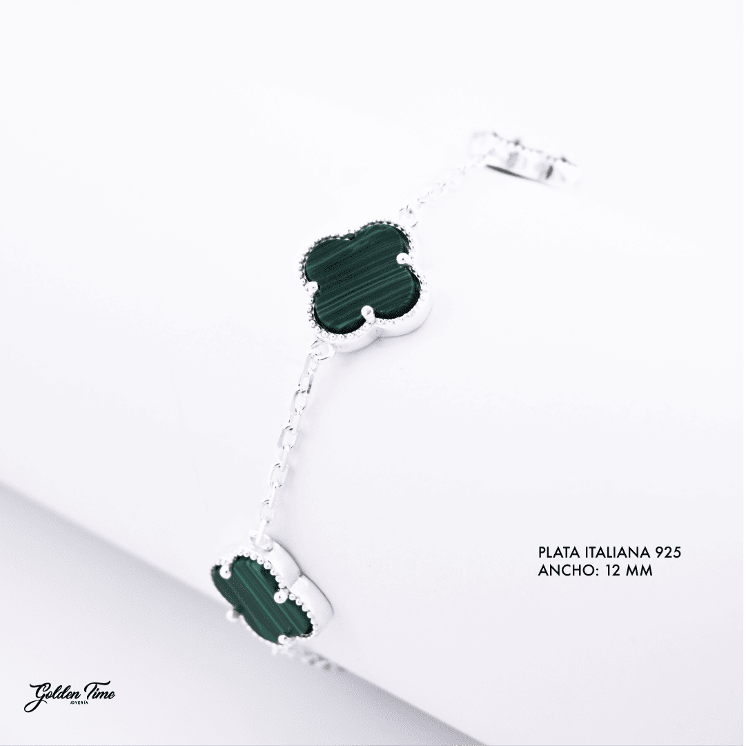 PULSERA TRIO TRÉBOL VIBRANT LUXE