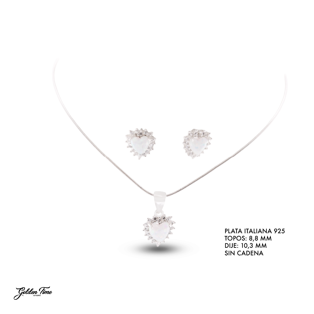 JUEGO CORAZÓN CRISTAL