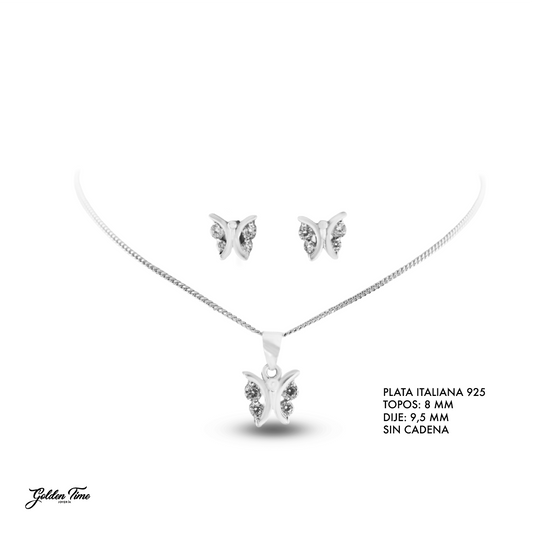 JUEGO MARIPOSA BRILLO