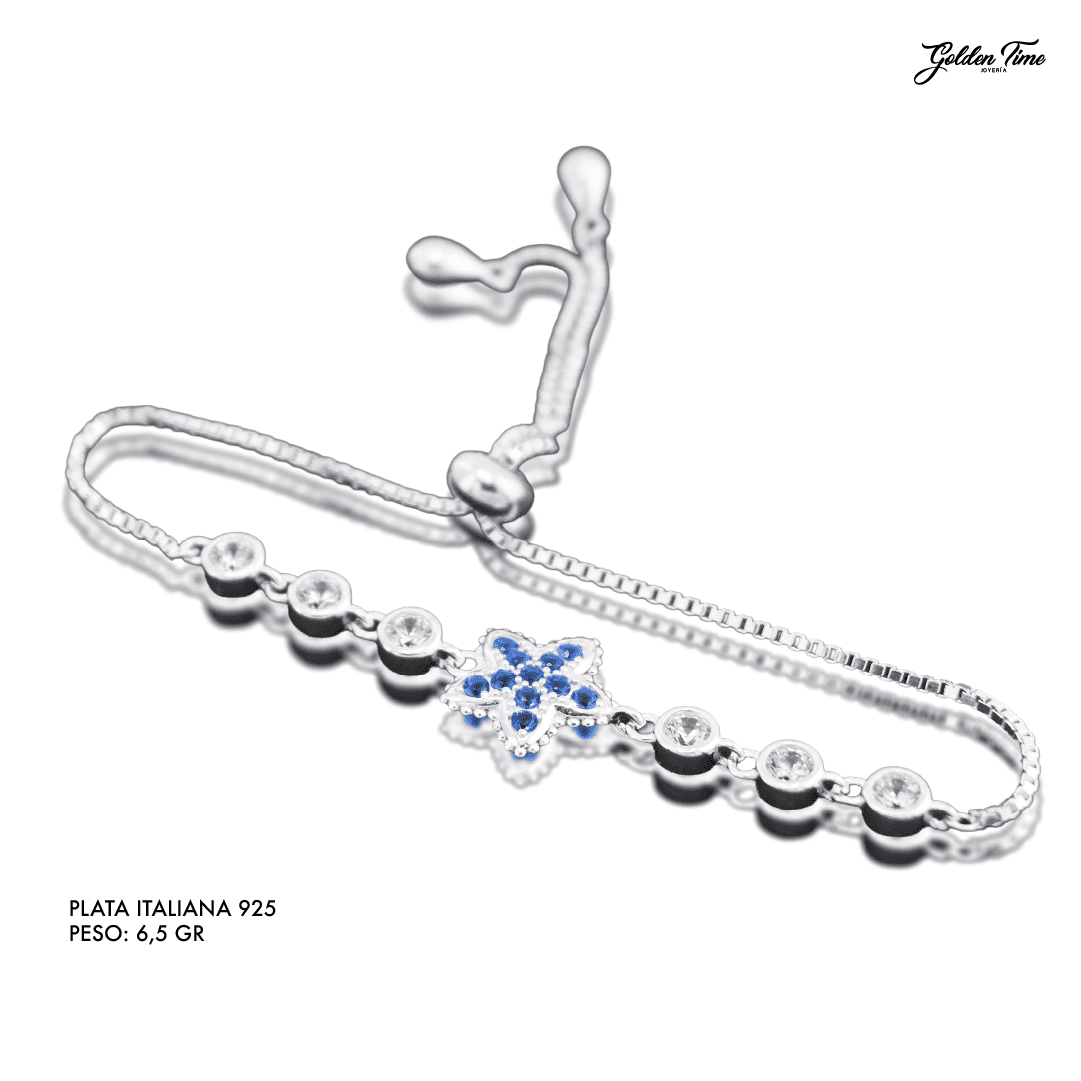 PULSERA ESTRELLA AZUL