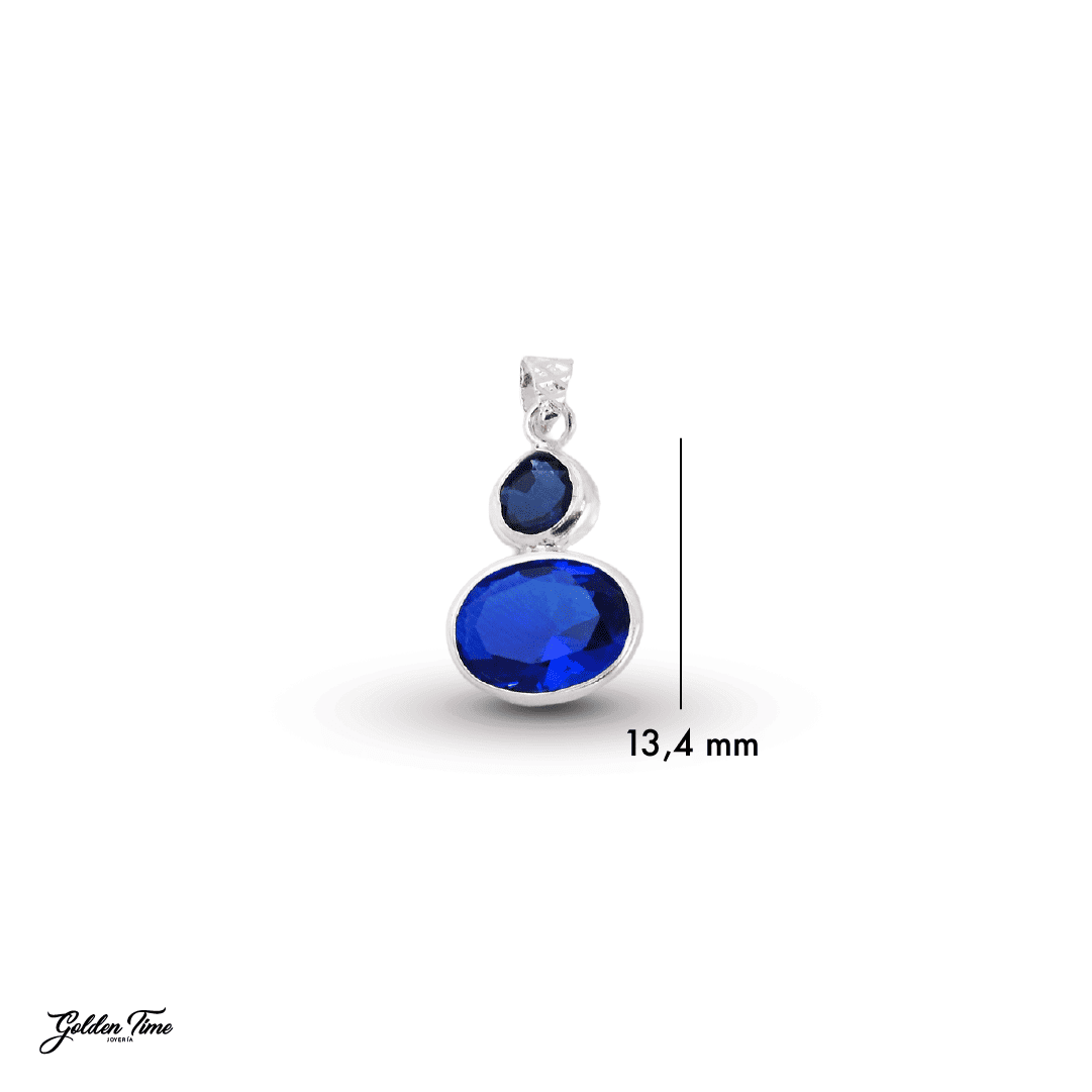DIJE DÚO AZUL PROFUNDO