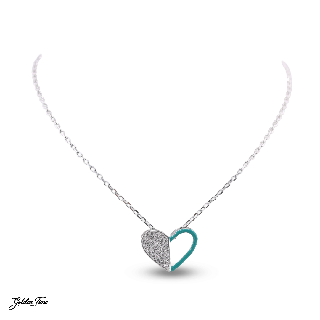CADENA CORAZÓN DUAL ESSENCE
