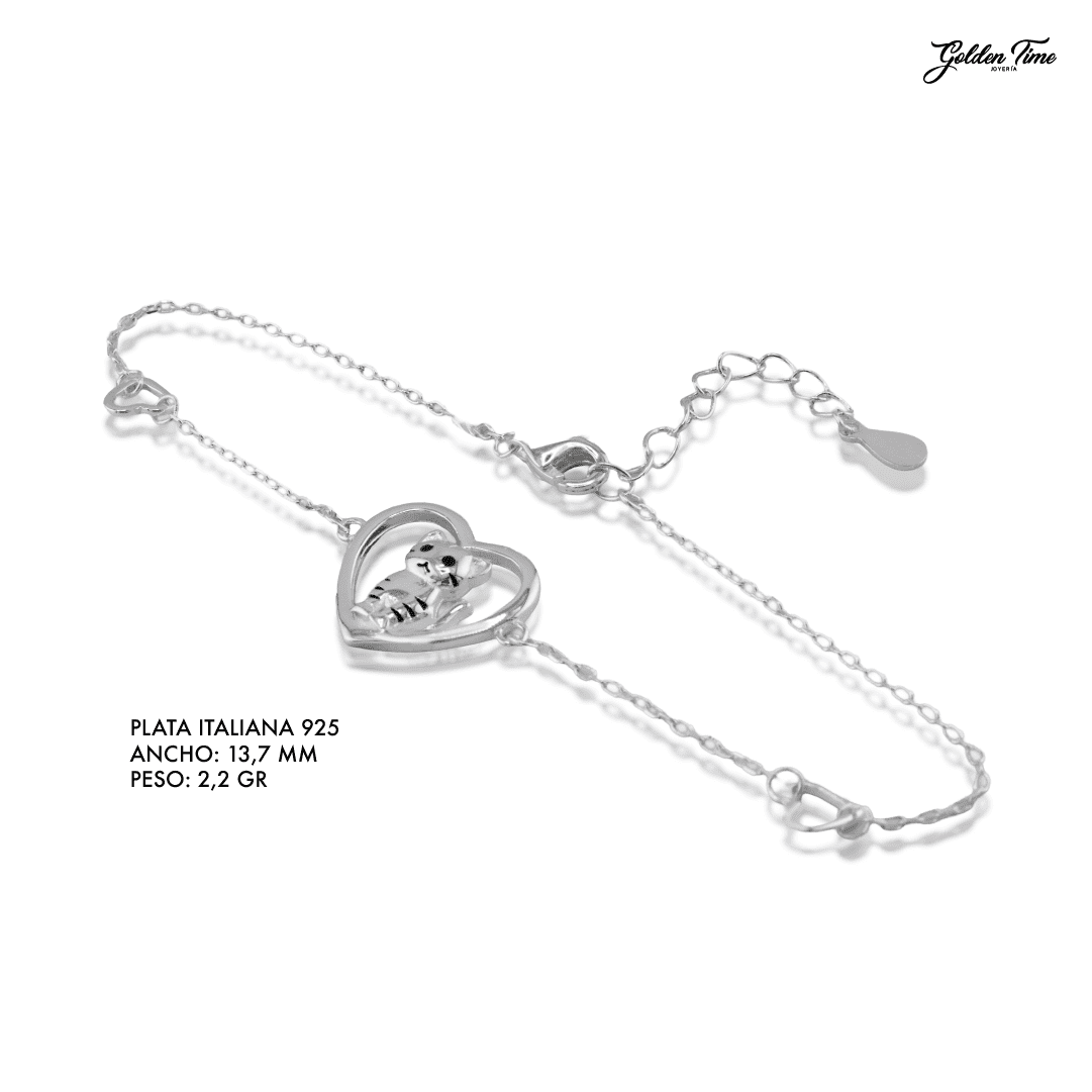 PULSERA I LOVE CAT