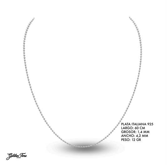 CADENA PARA ÉL 12gr/60cm