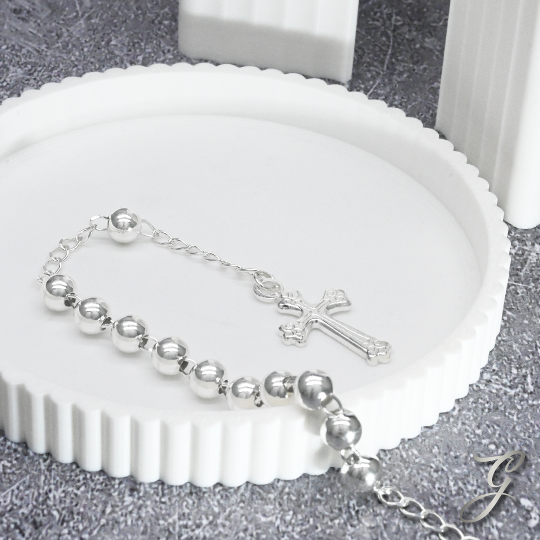 PULSERA DENARIO PLATINO