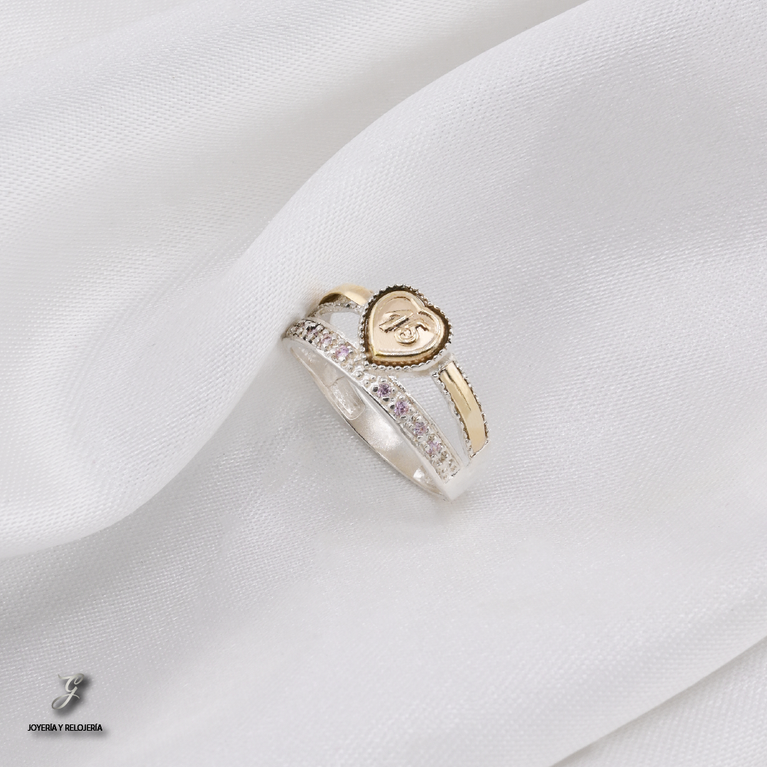 ANILLO DE XV AÑOS LAZO DE AMOR 32