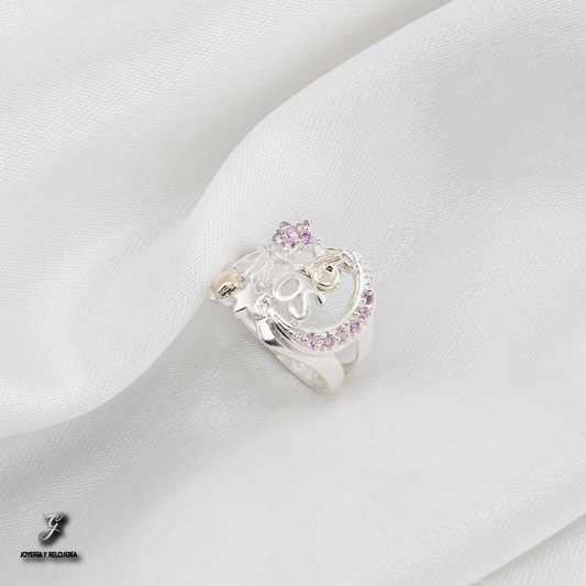 ANILLO DE XV AÑOS LUNA MÁGICA 10