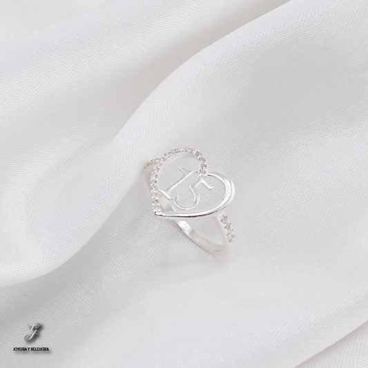 ANILLO DE XV AÑOS CORAZÓN ABIERTO 01