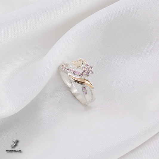 ANILLO DE XV AÑOS FLOR DE AMOR 31