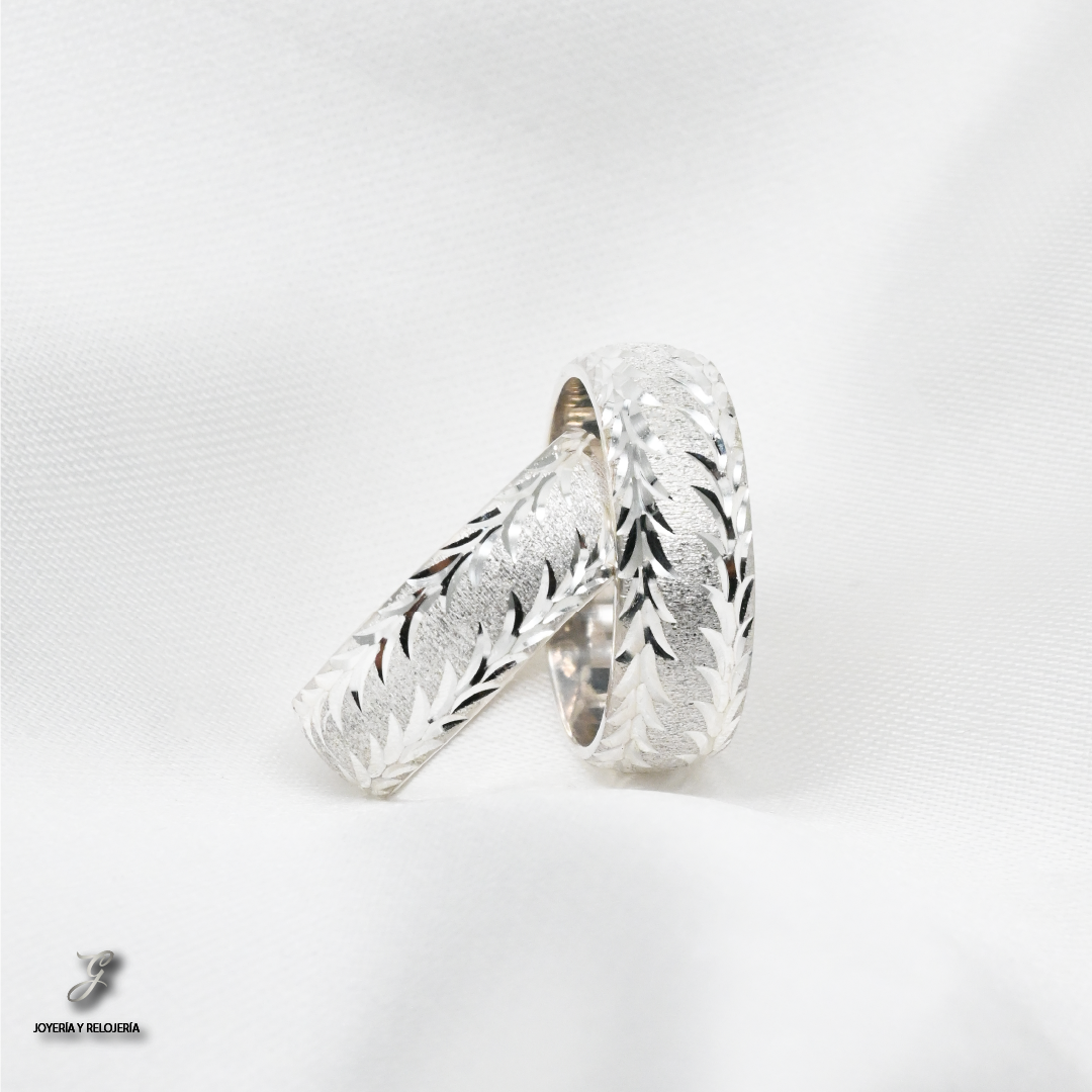 ARGOLLAS PLATA DIAMANTADAS