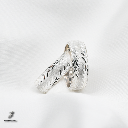 ARGOLLAS PLATA DIAMANTADAS