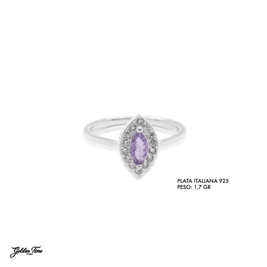ANILLO LUZ AMATISTA