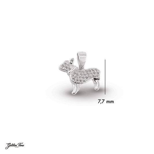 DIJE BULLDOG "GUARDIÁN DE CRISTAL"