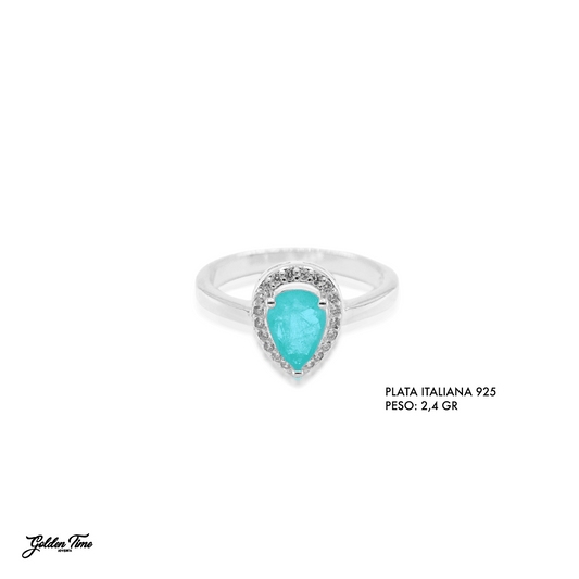 ANILLO GOTA JADE