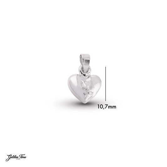 DIJE CORAZÓN "ESENCIA DE ROSA"