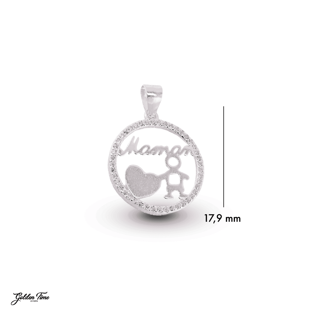 DIJE MEDALLA "AMOR DE MAMÁ"