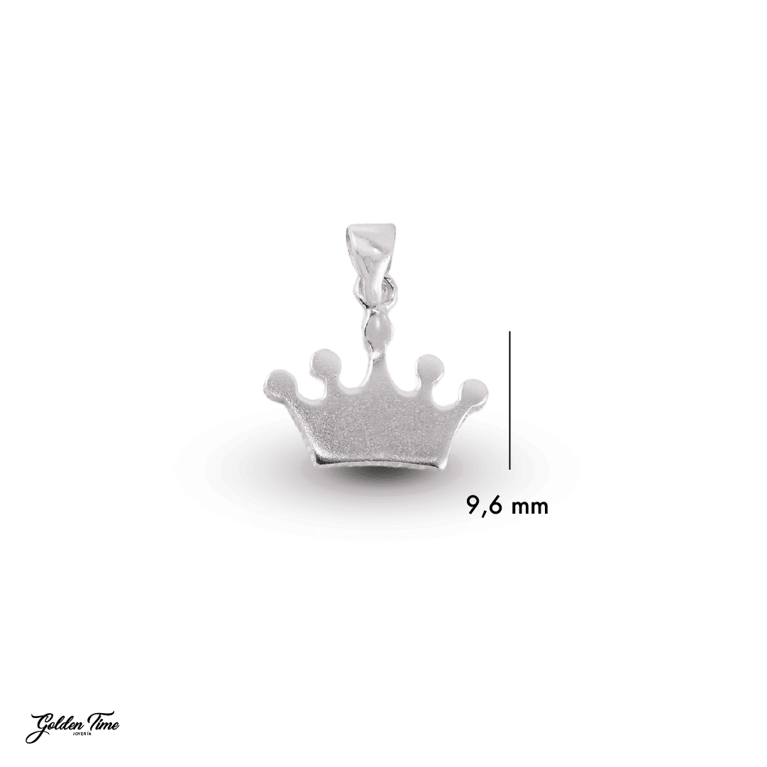 DIJE CORONA "REALEZA MINIMALISTA"