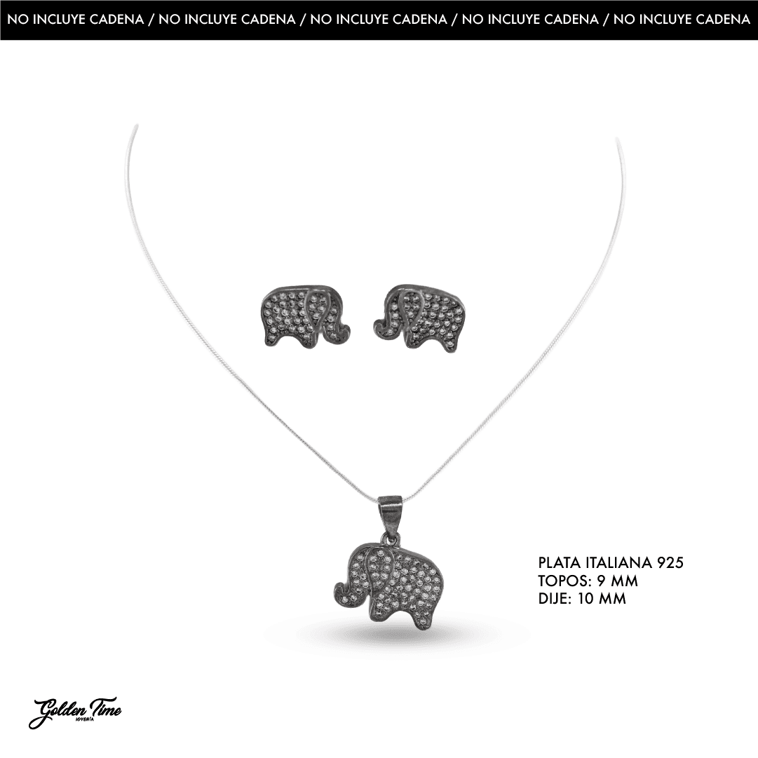 JUEGO ELEFANTE ENVEJECIDO