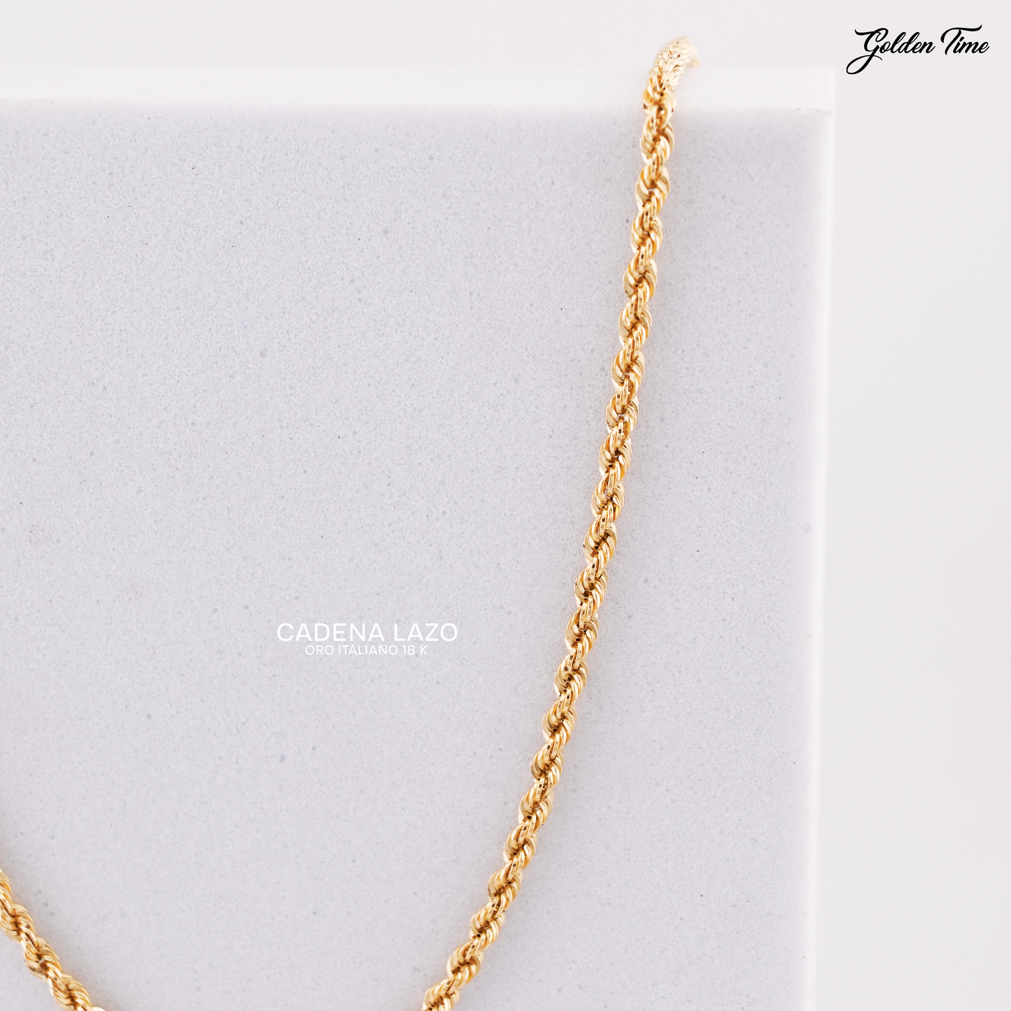 CADENA LAZO 60 CM PESO 3,8 GR ANCHO 2 MM