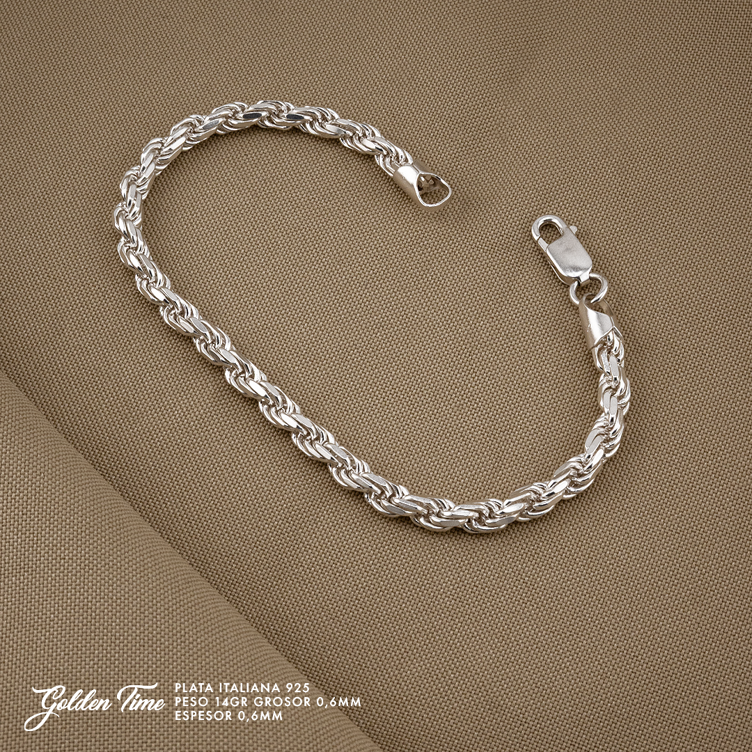 PULSERA LAZO PESO 14 GR GROSOR 0,6 MM