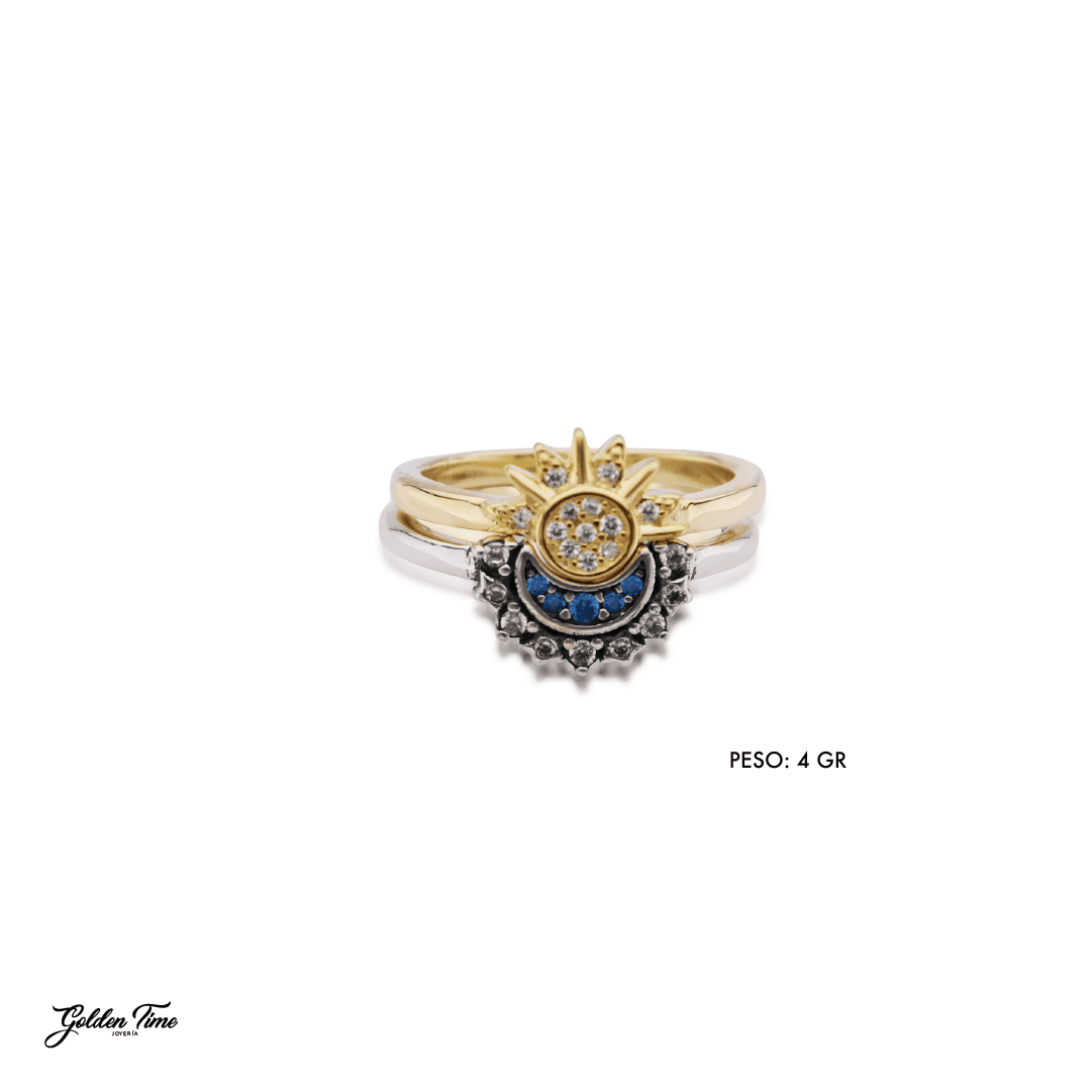 ANILLO SOL Y LUNA