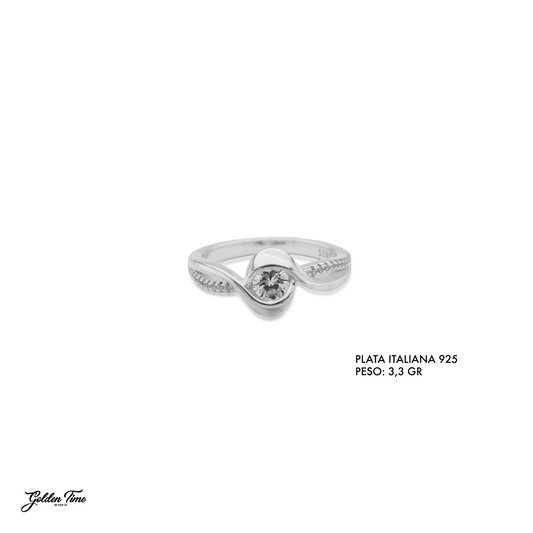 ANILLO ONDA BRILLO