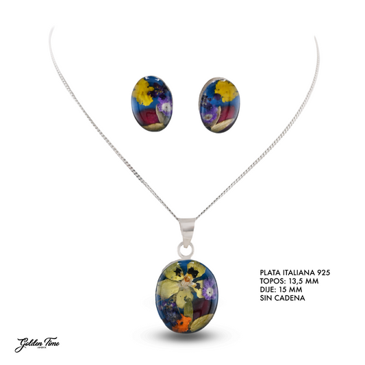 JUEGO FLORES CRISTALIZADAS