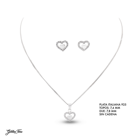 JUEGO CORAZÓN CRISTAL