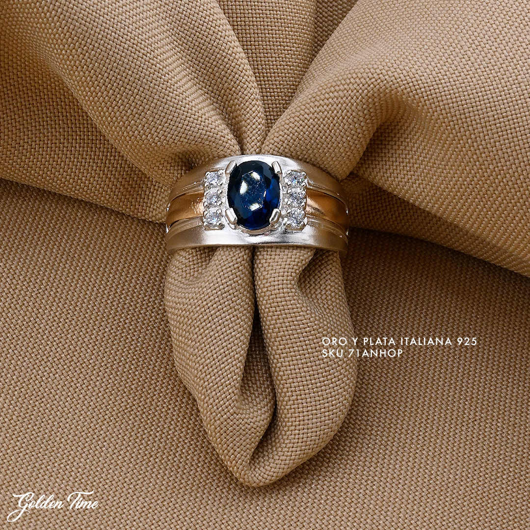 ANILLO PIEDRA CENTRAL