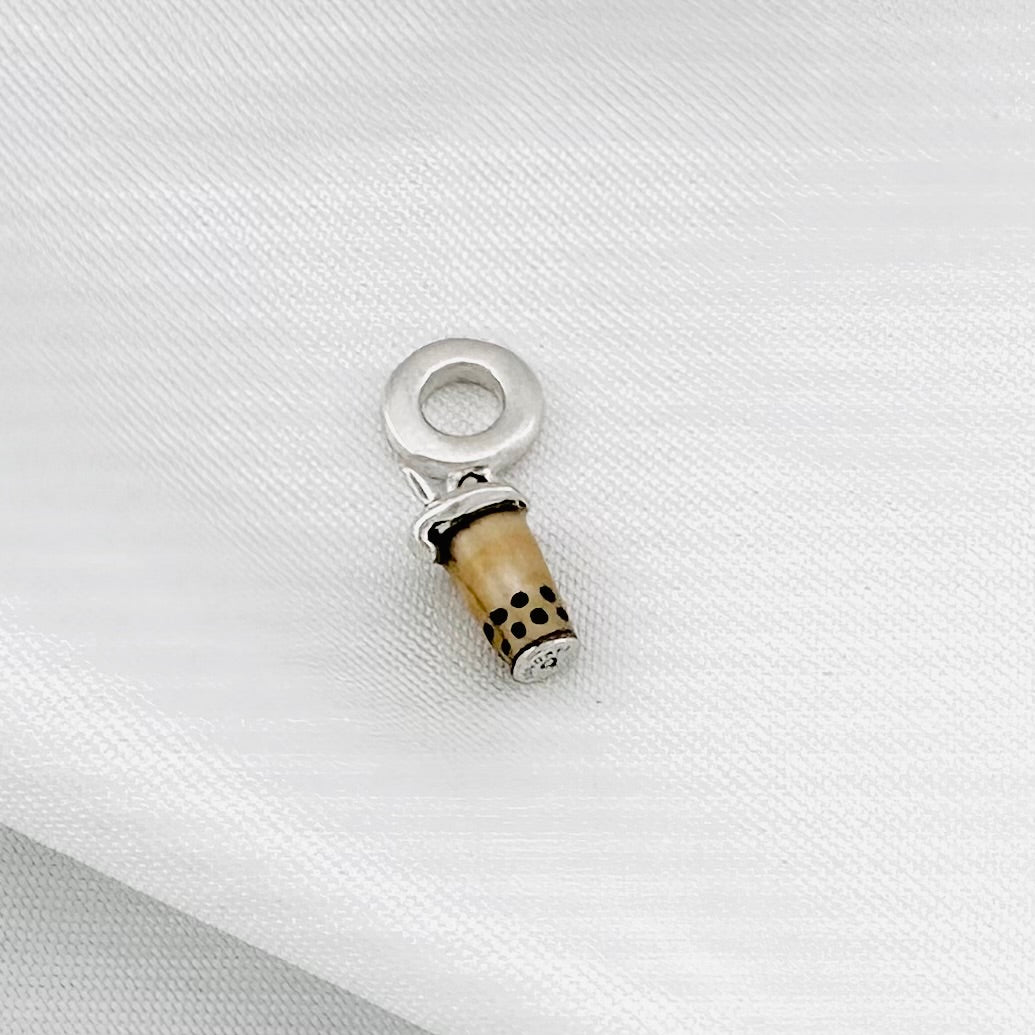 Charm Colgante Té con Burbujas Cristal de Murano