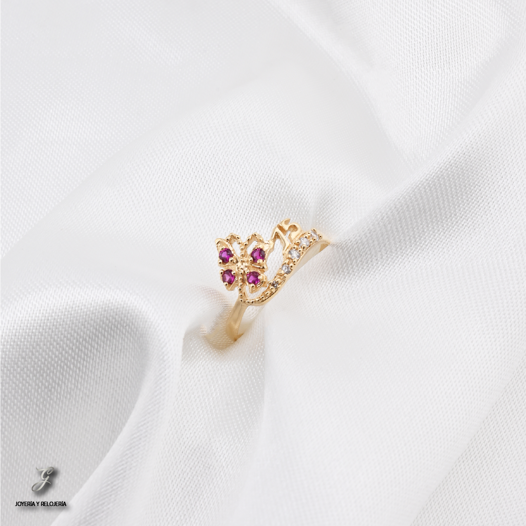 ANILLO QUINCEAÑERA VUELO MÁGICO