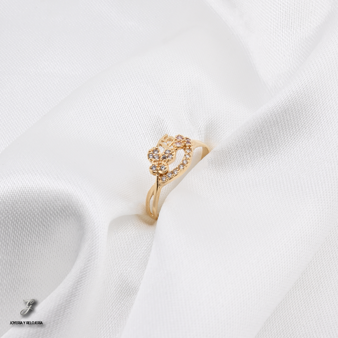 ANILLO QUINCEAÑERA DOS MUNDOS
