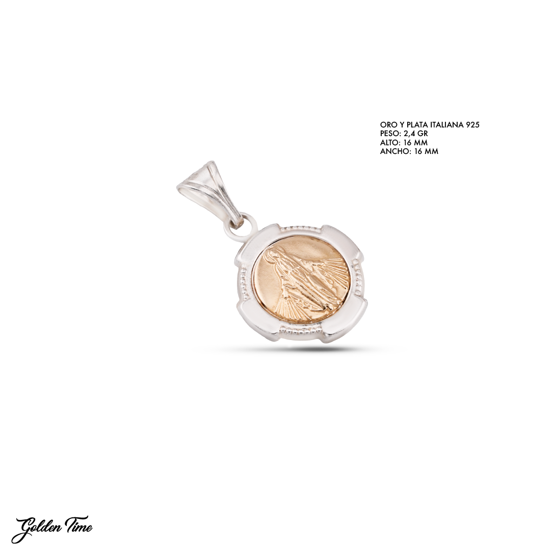 DIJE MILAGROSA ESCUDO