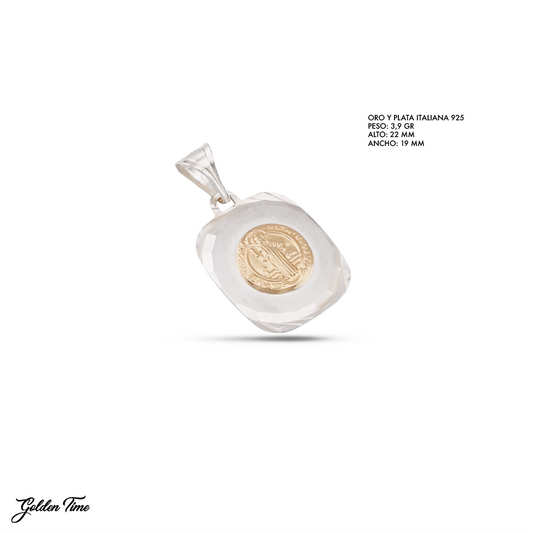 DIJE SAN BENITO DIAMANTE