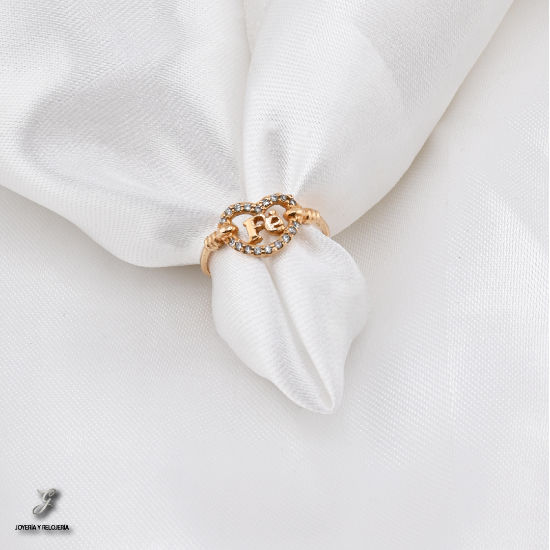 ANILLO CORAZÓN FE