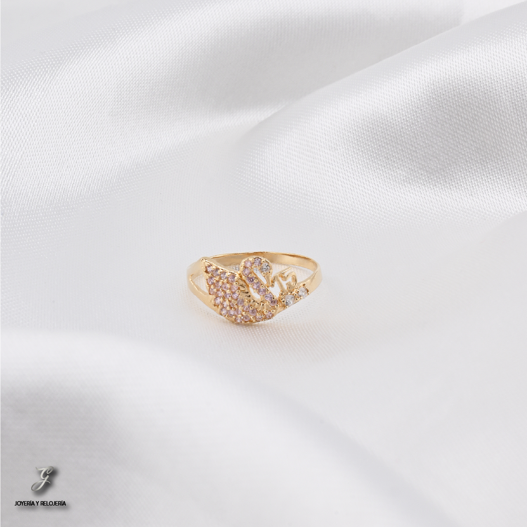 ANILLO QUINCEAÑERA CISNE
