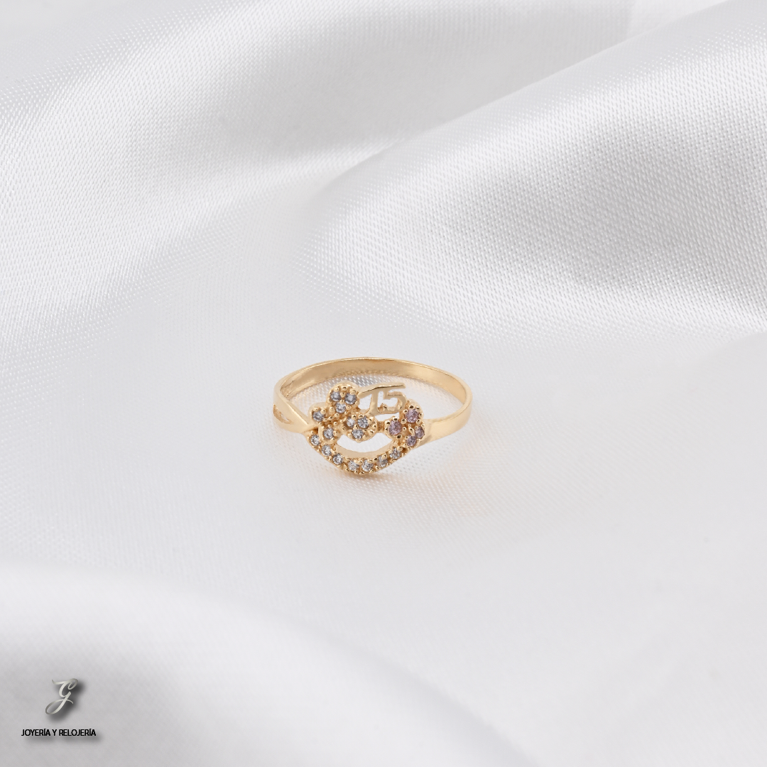 ANILLO QUINCEAÑERA DOS MUNDOS