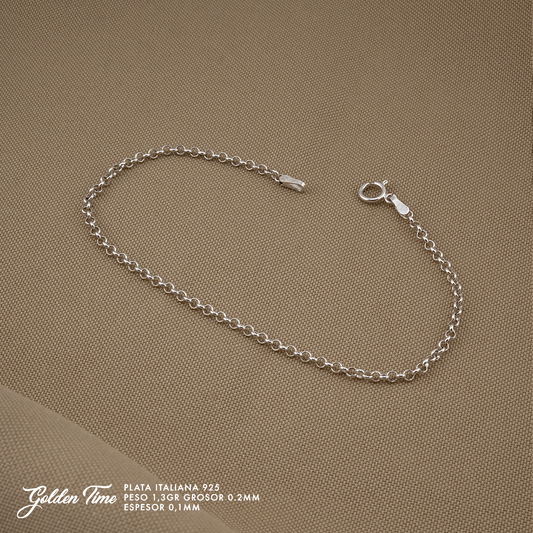 PULSERA ROLO PESO 1,3 GR GROSOR 0,2 MM