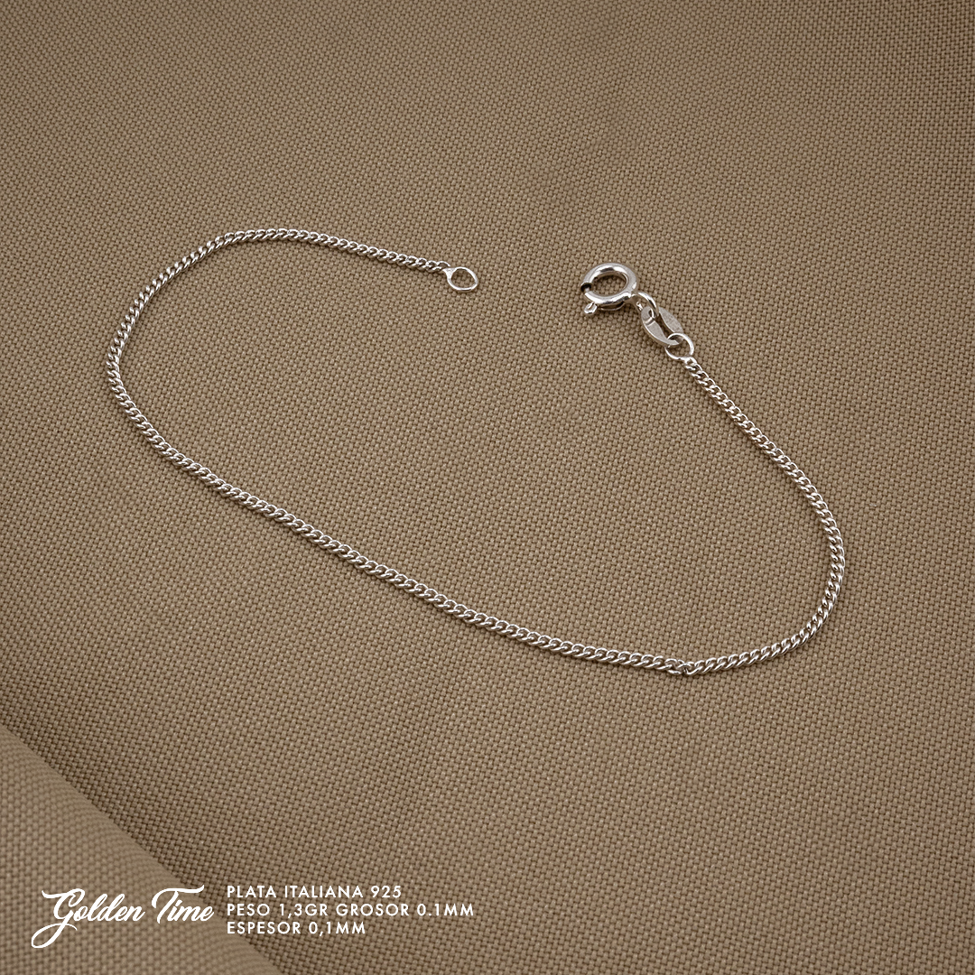 PULSERA CUBANA PESO 1,3 GR GROSOR 0,1 MM