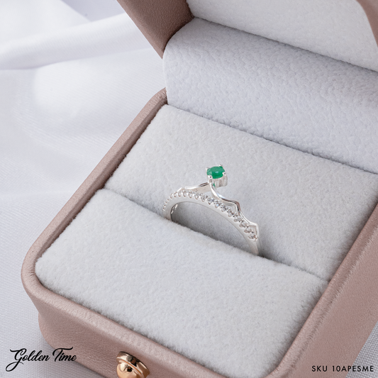 ANILLO CON ESMERALDA 10APESME
